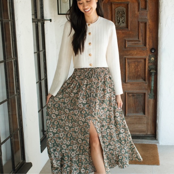 NWOT CJLA Cream Coco Sweater Size L - Picture 4 of 8